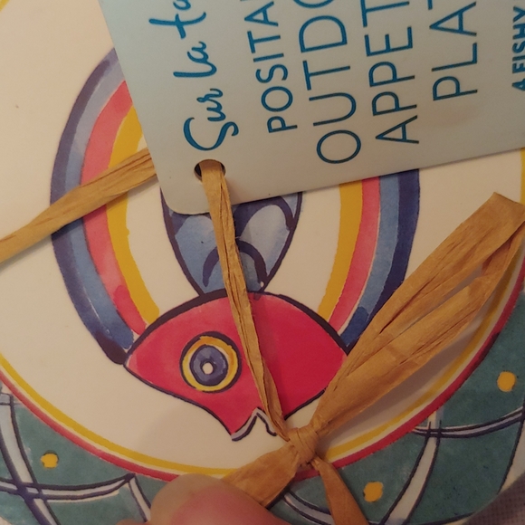 Sur la table Fish Outdoor Appetizer Plates/Coasters - Picture 7 of 9